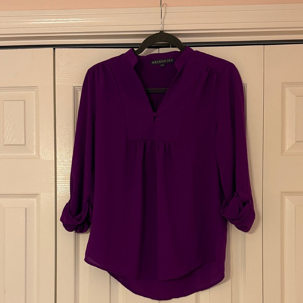 Brixon Ivy Deep Purple Blouse